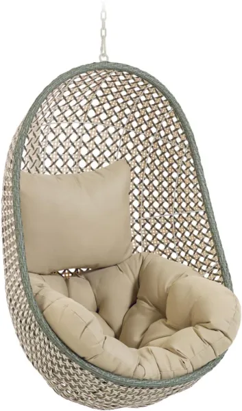 Cira, Utomhus hängstol, grön, H121x84x82 cm